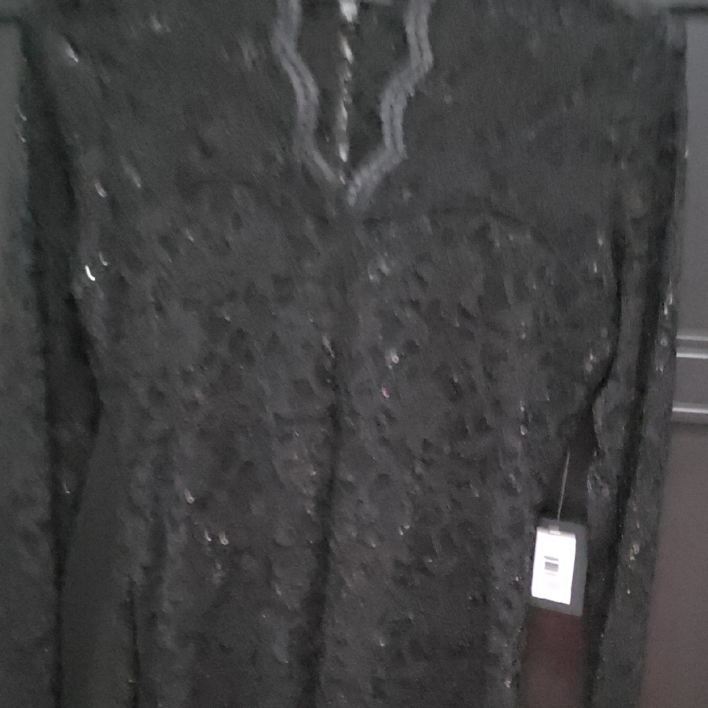 MARINA Black Lace Detail